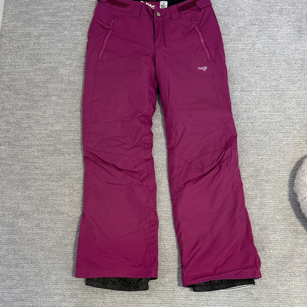 Orage Women's Fuchsia Snow Pants
